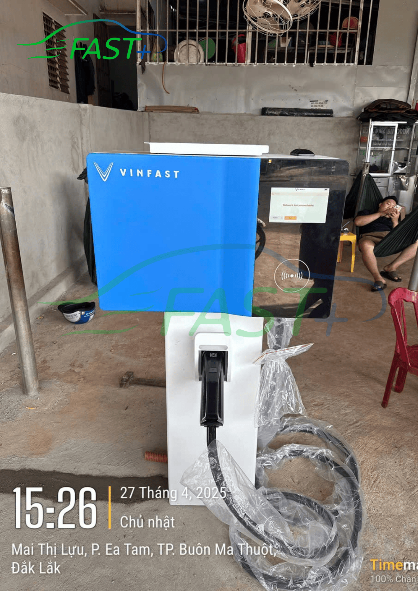 Trạm sạc DC20kw Link ON Live ngày 28/04