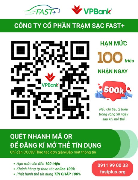 🎁 ƯU ĐÃI KHI ĐẦU TƯ TRẠM SẠC NHƯỢNG QUYỀN CÙNG FAST+