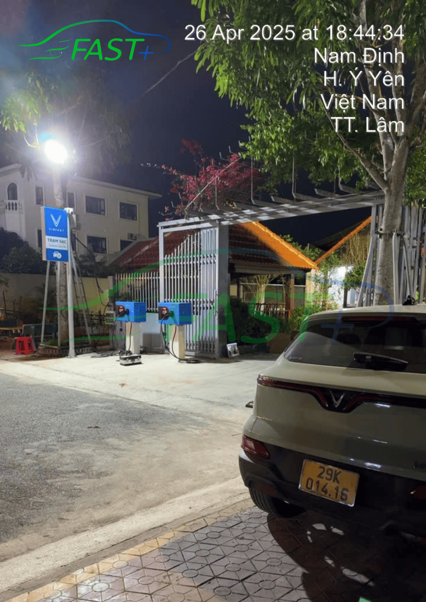 Trạm sạc DC20kw Link ON Live ngày 28/04