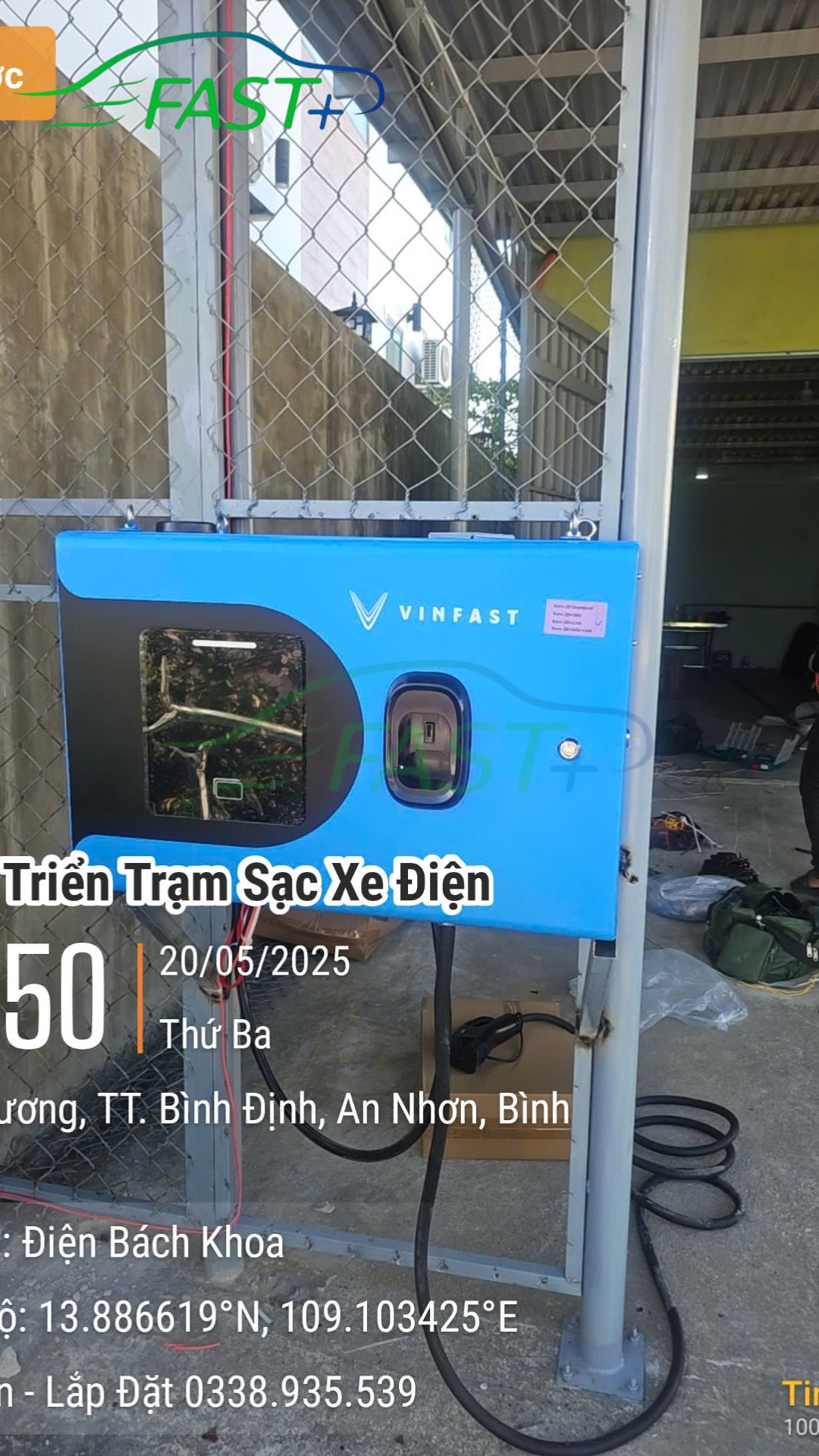 Trạm sạc DC ON Live ngày 20/05