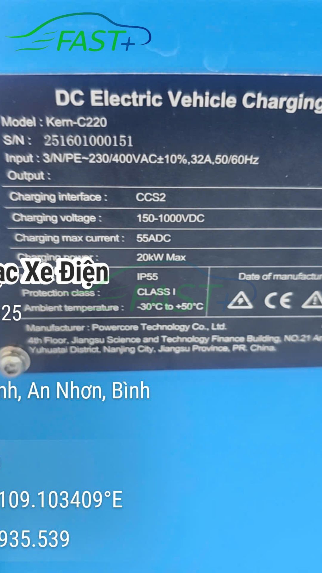 Trạm sạc DC ON Live ngày 20/05