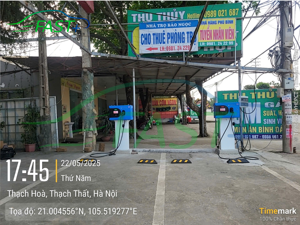Trạm sạc DC20 Link ON Live ngày 22/05