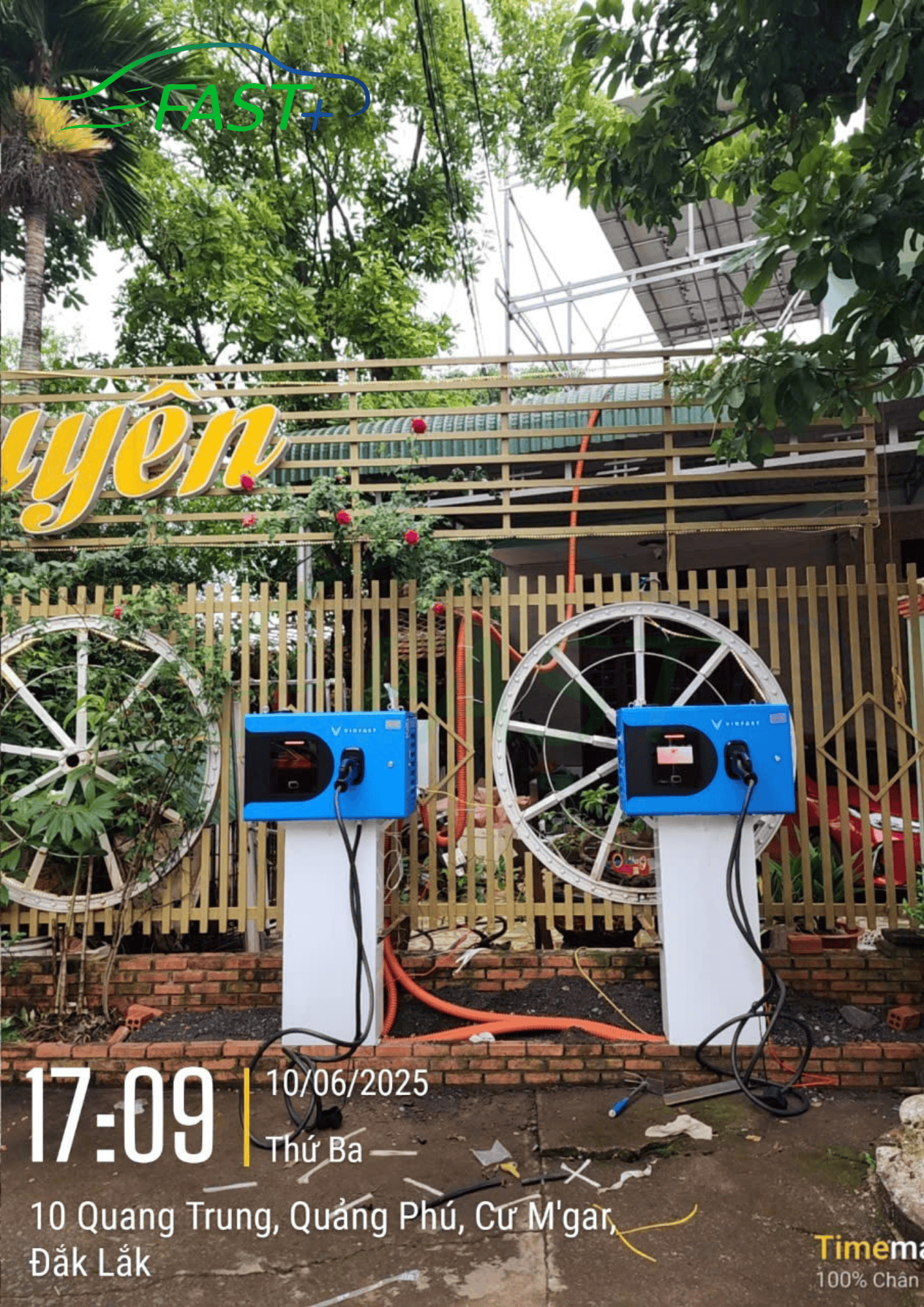 Trạm sạc DC ON Live ngày 10/6