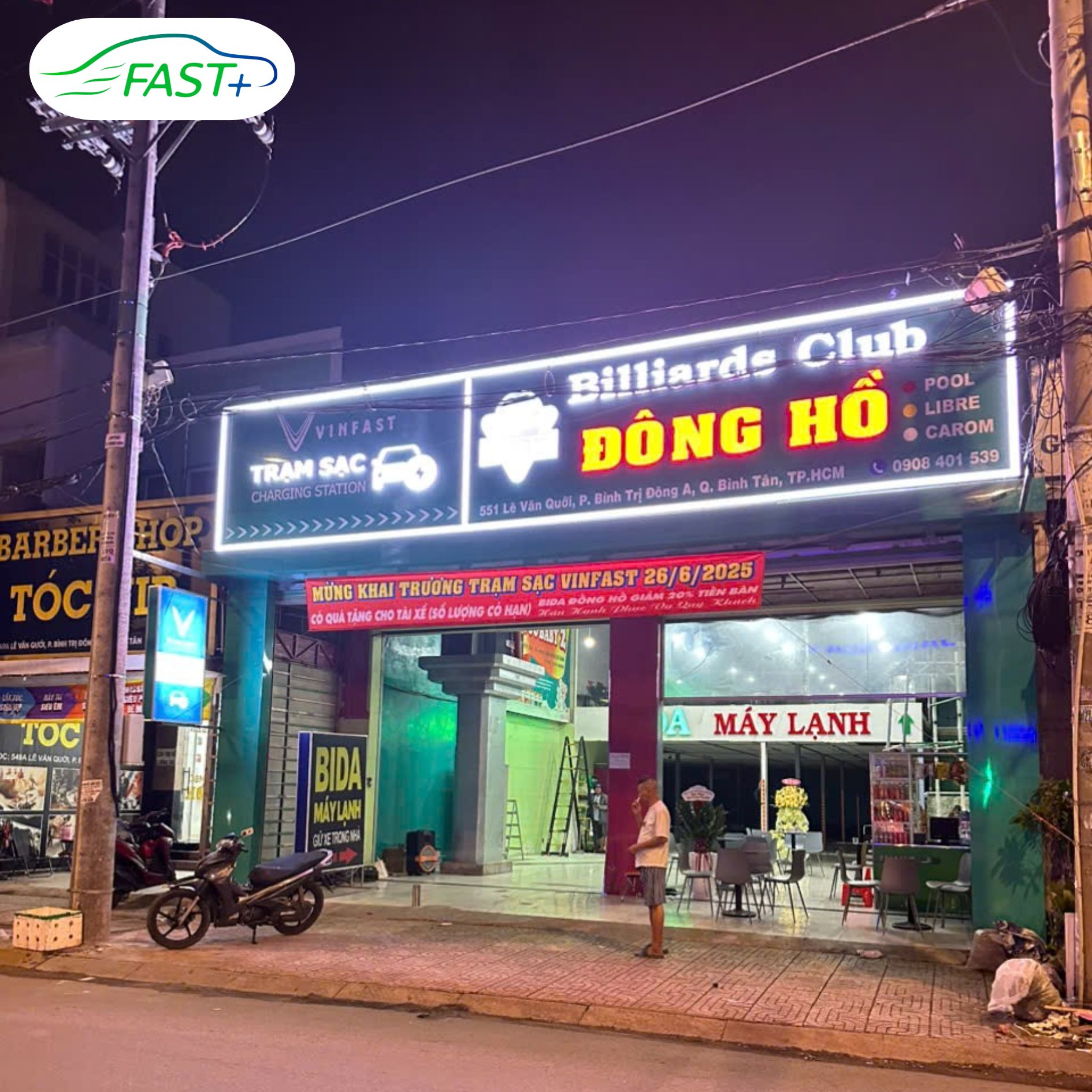 🎱⚡ KHÔNG CHỈ LÀ TRẠM SẠC – LÀ TỔ HỢP GIẢI TRÍ CHUẨN QUỐC DÂN NGAY TRUNG TÂM BÌNH TÂN⚡