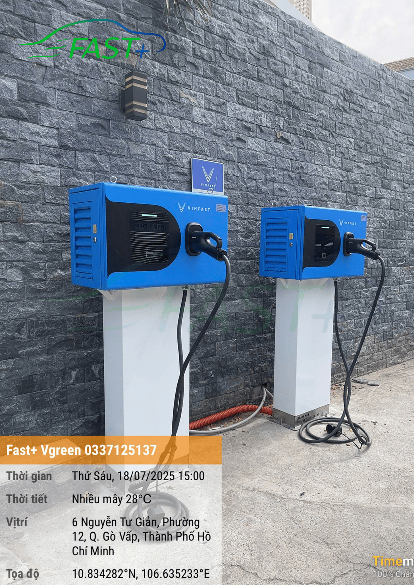 Trạm sạc DC ON Live ngày 18/7