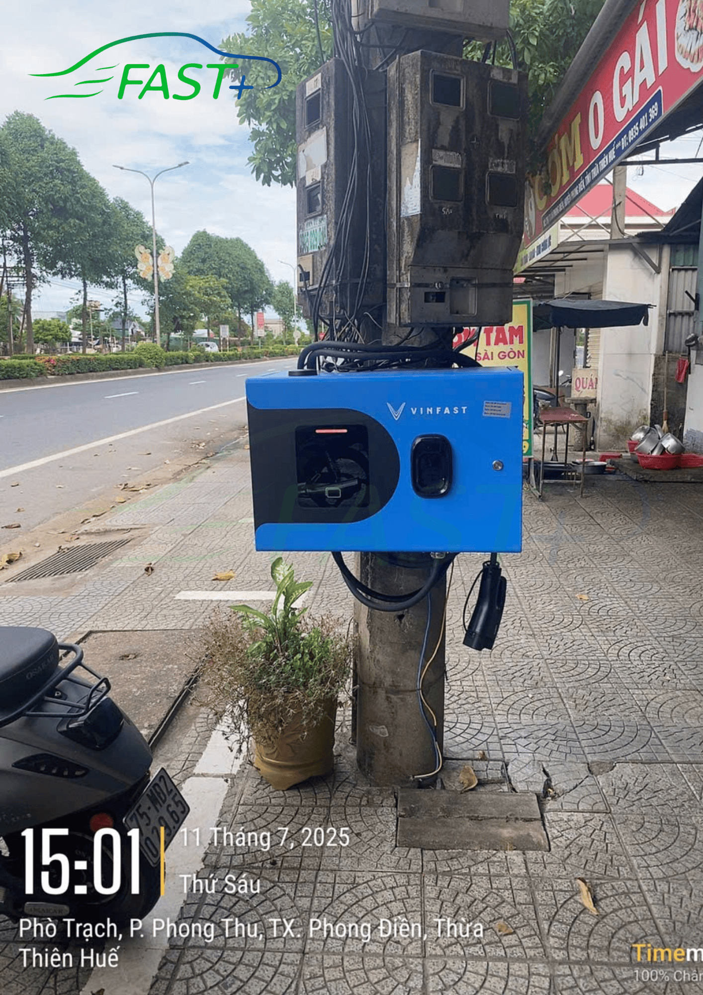 Trạm sạc DC ON Live ngày 11/7