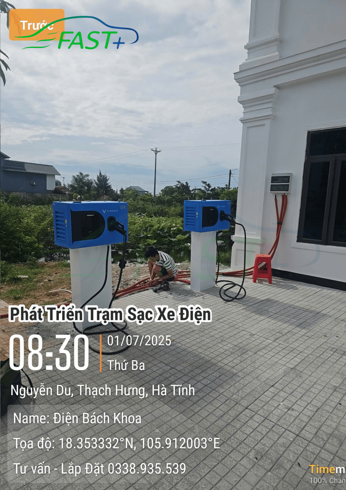 Trạm sạc DC ON Live ngày 1/7