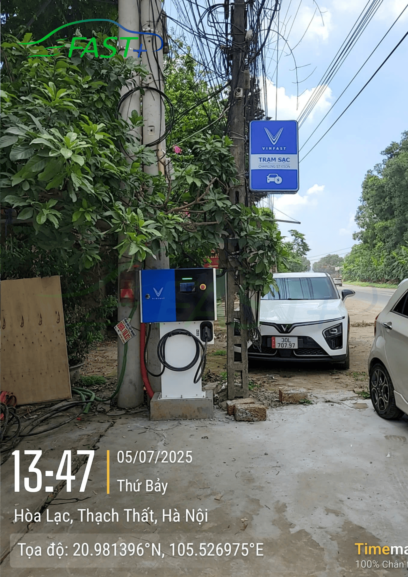 Trạm sạc DC ON Live ngày 5/7