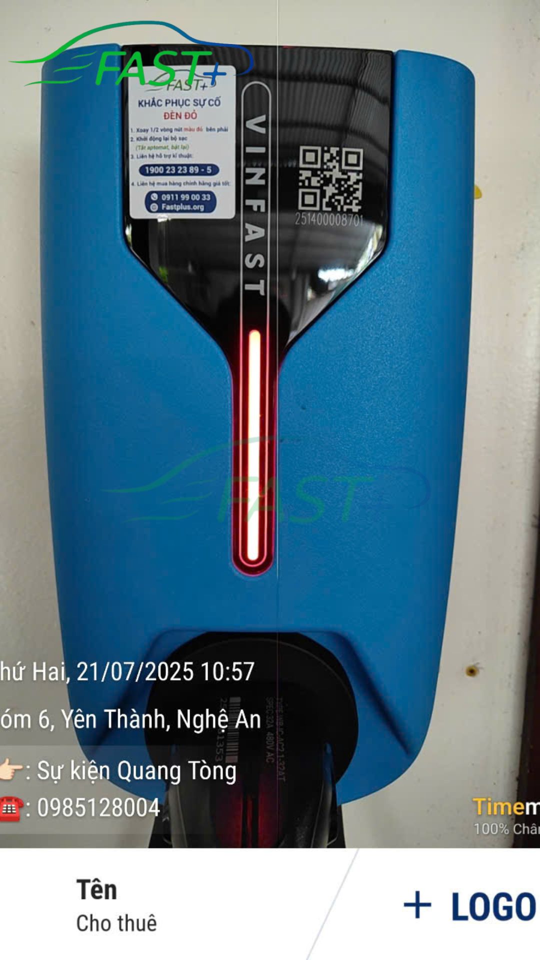 Trạm sạc ON Live ngày 21/07