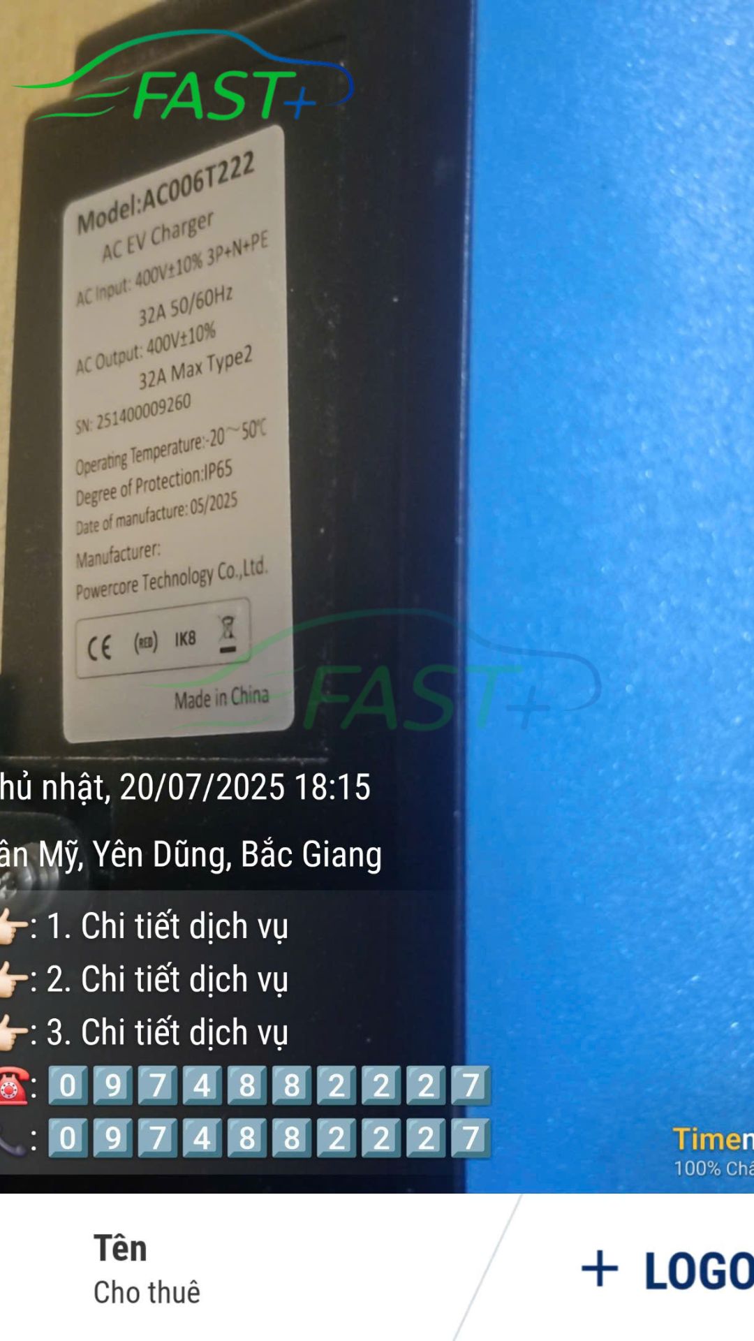 Trạm sạc ON Live ngày 21/07