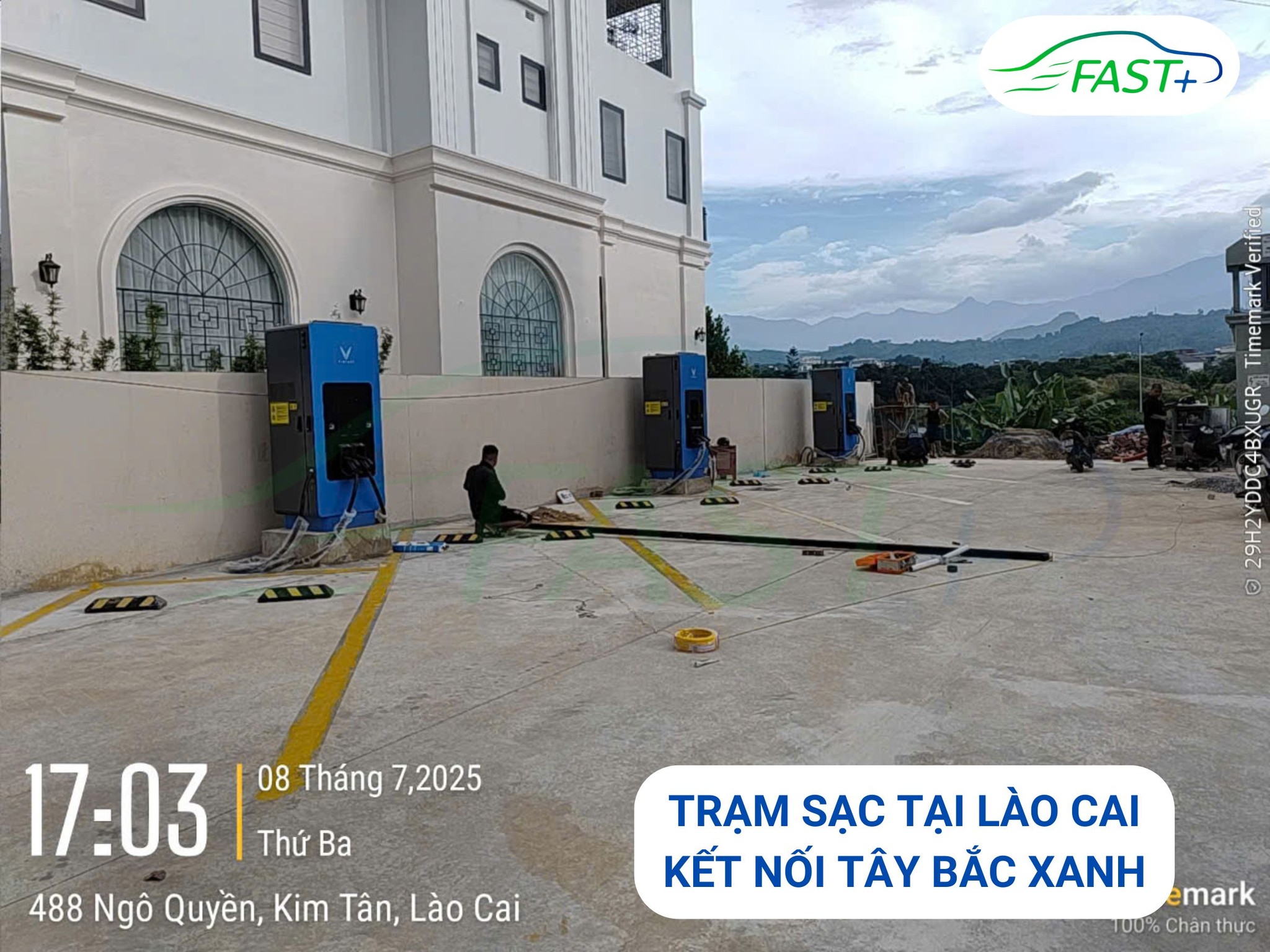 TRẠM SẠC TẠI LÀO CAI CHÍNH THỨC HOÀN THIỆN!