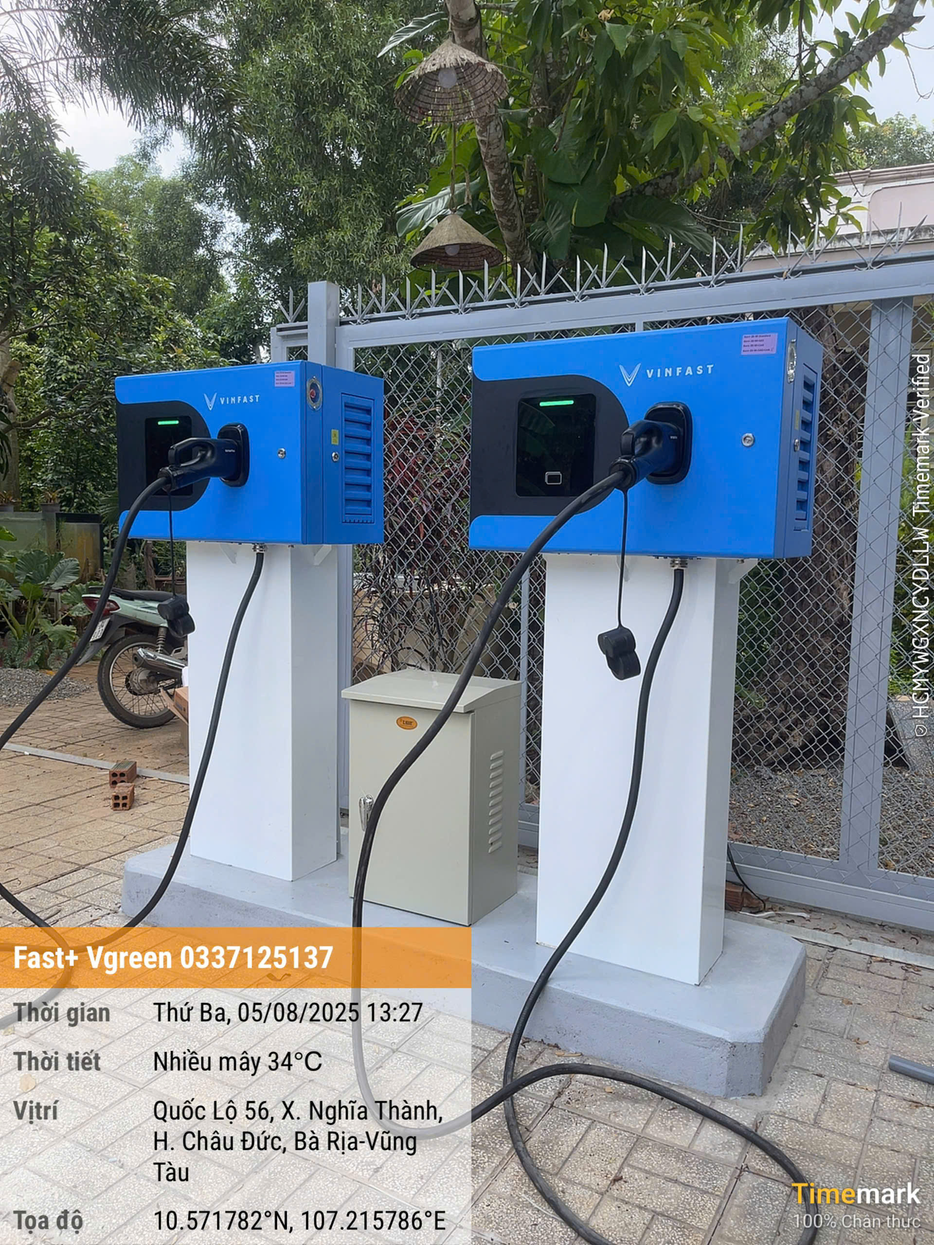 Trạm sạc DC ON Live ngày 5/8