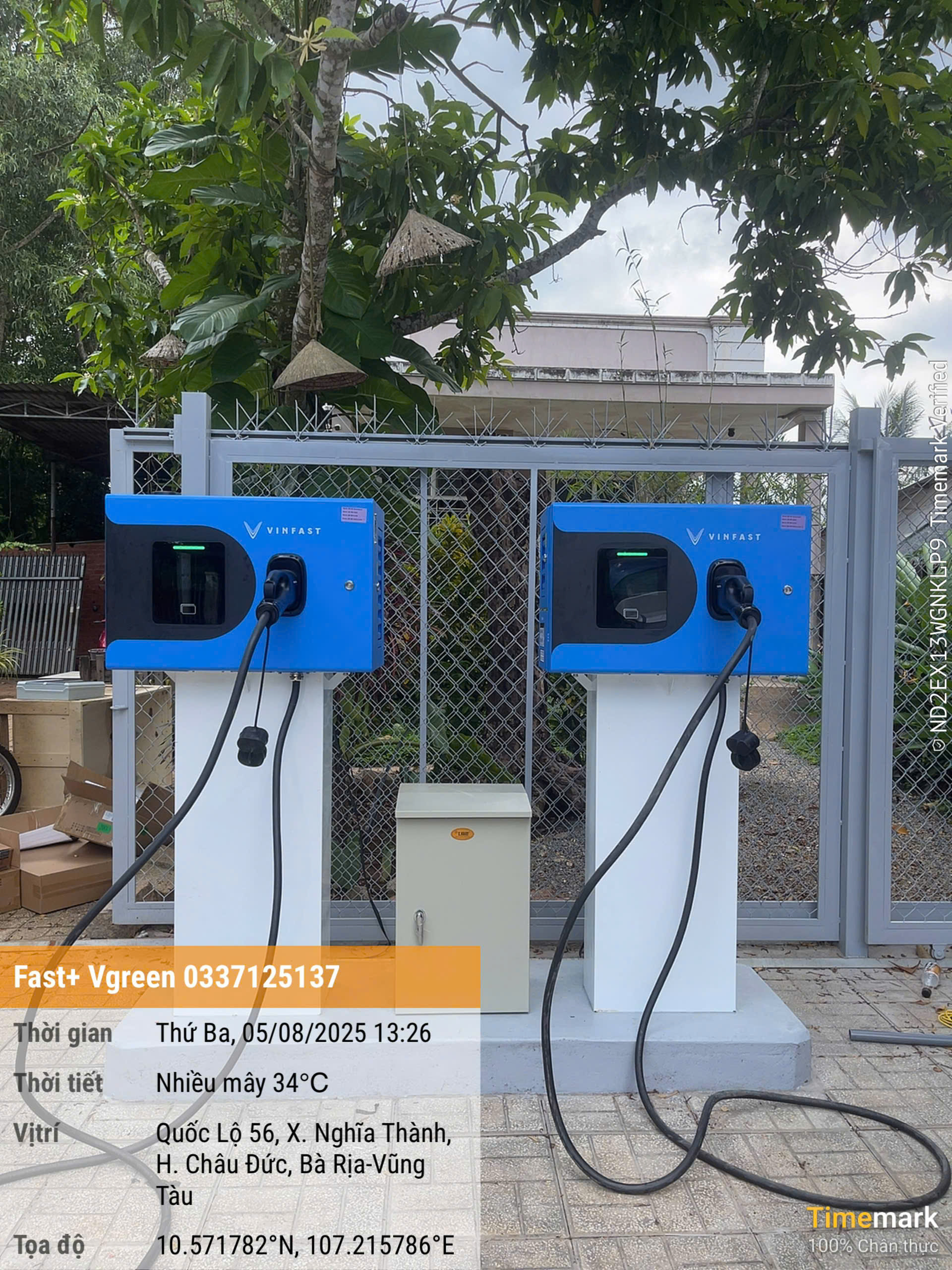 Trạm sạc DC ON Live ngày 5/8