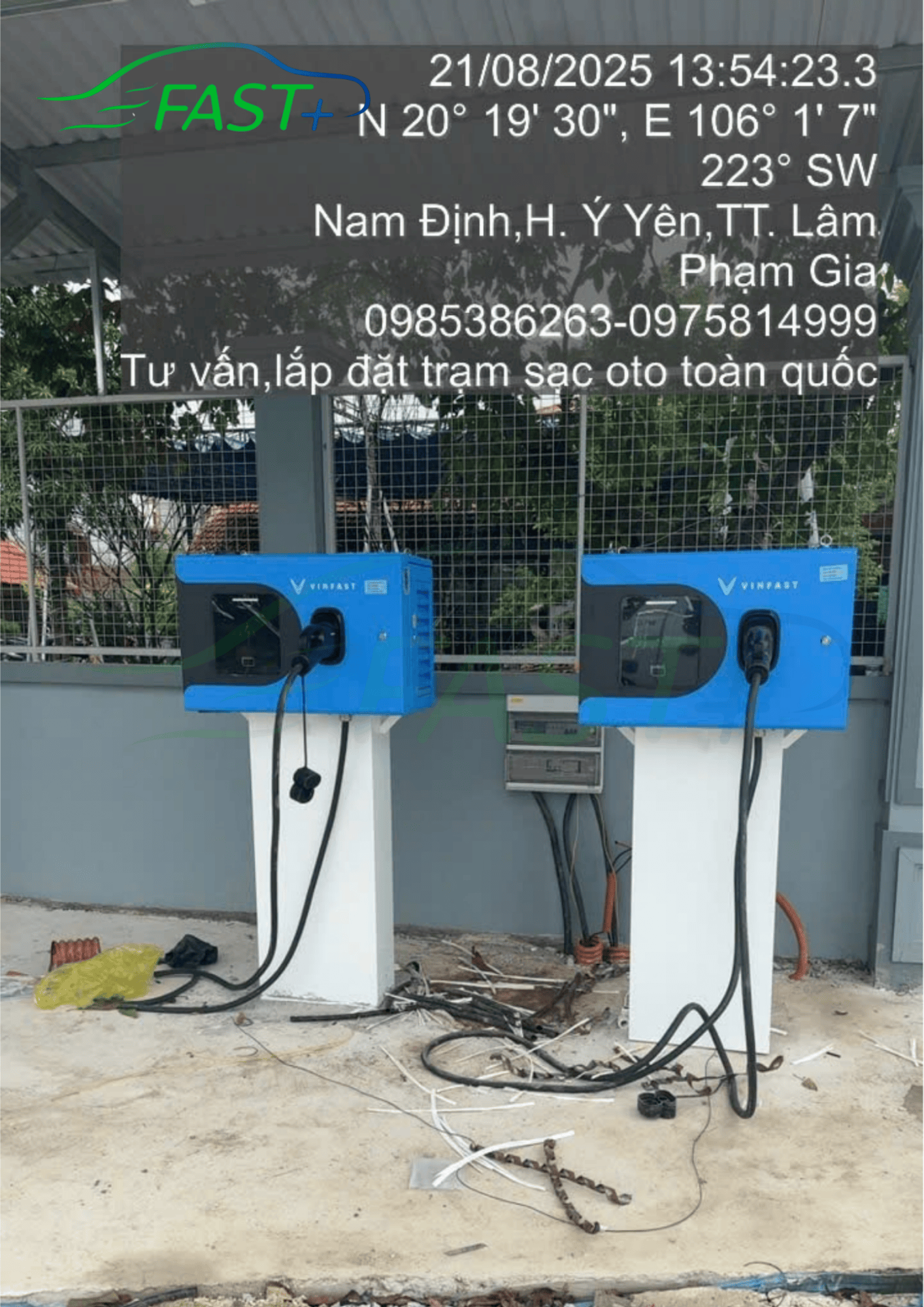 Trạm sạc DC ON Live ngày 21/8