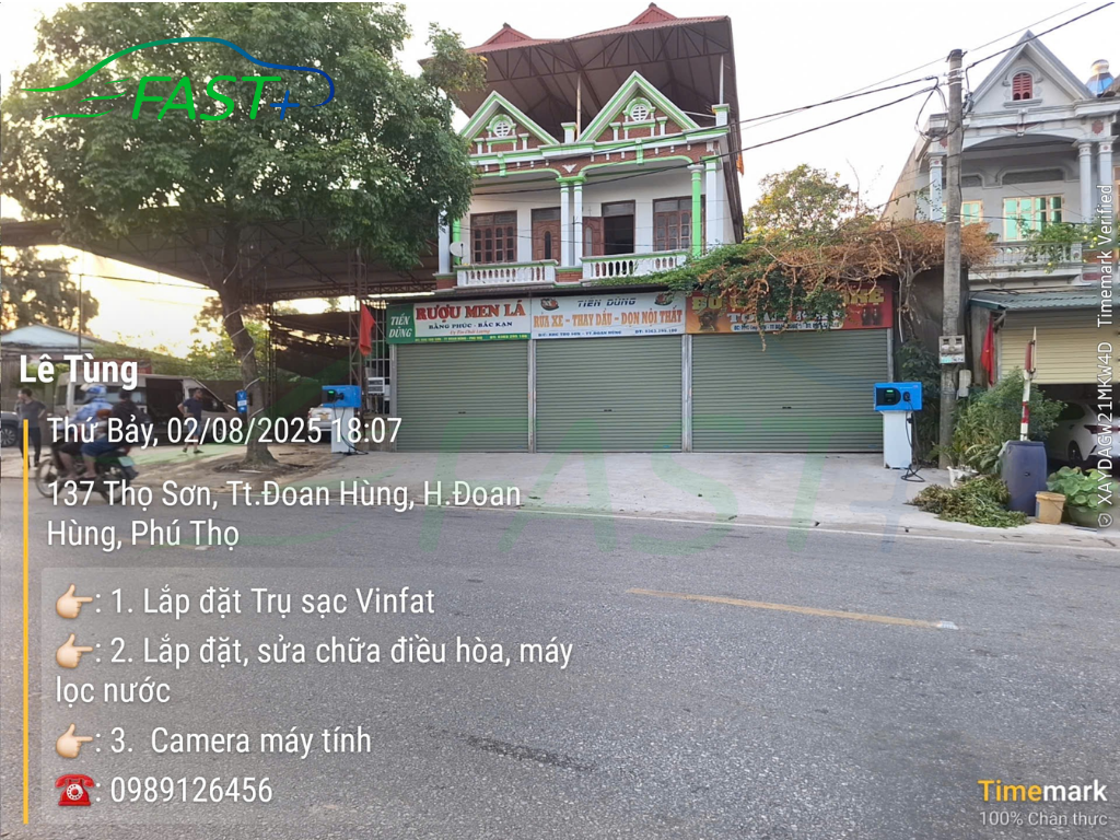 Trạm sạc DC ON Live ngày 4/8