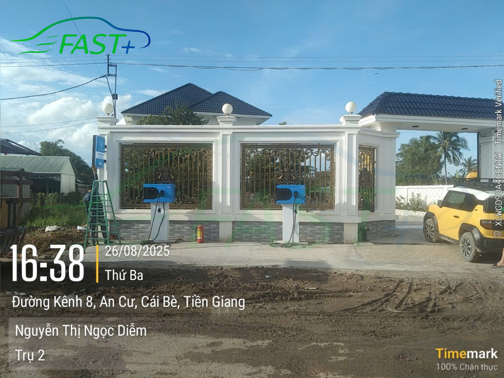 Trạm sạc DC ON Live ngày 26/8