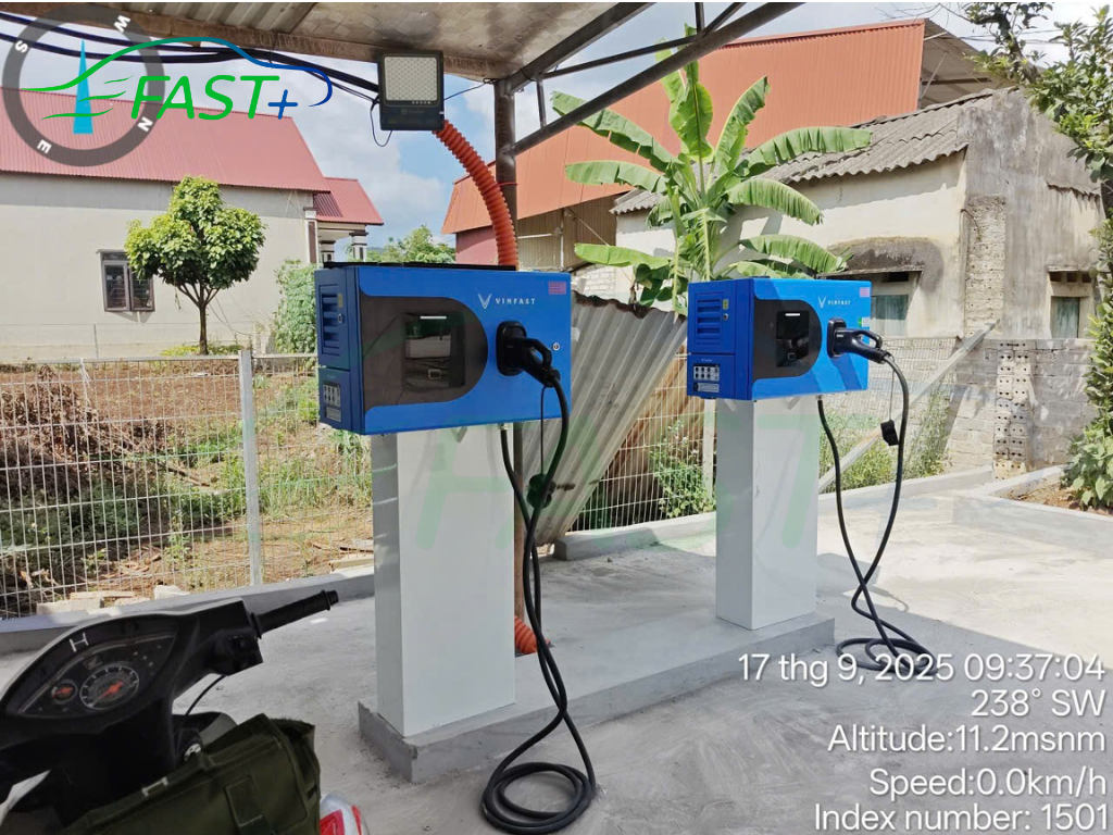 Trạm sạc DC ON Live ngày 17/9