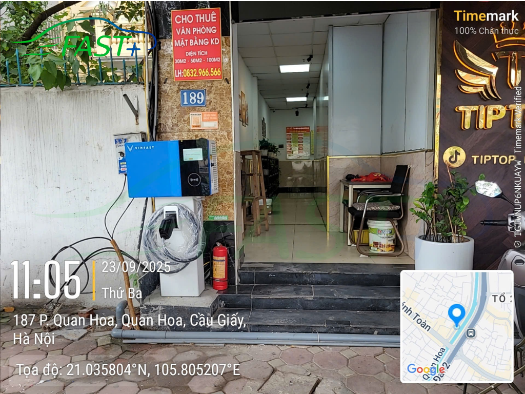 Trạm sạc DC ON Live ngày 23/9