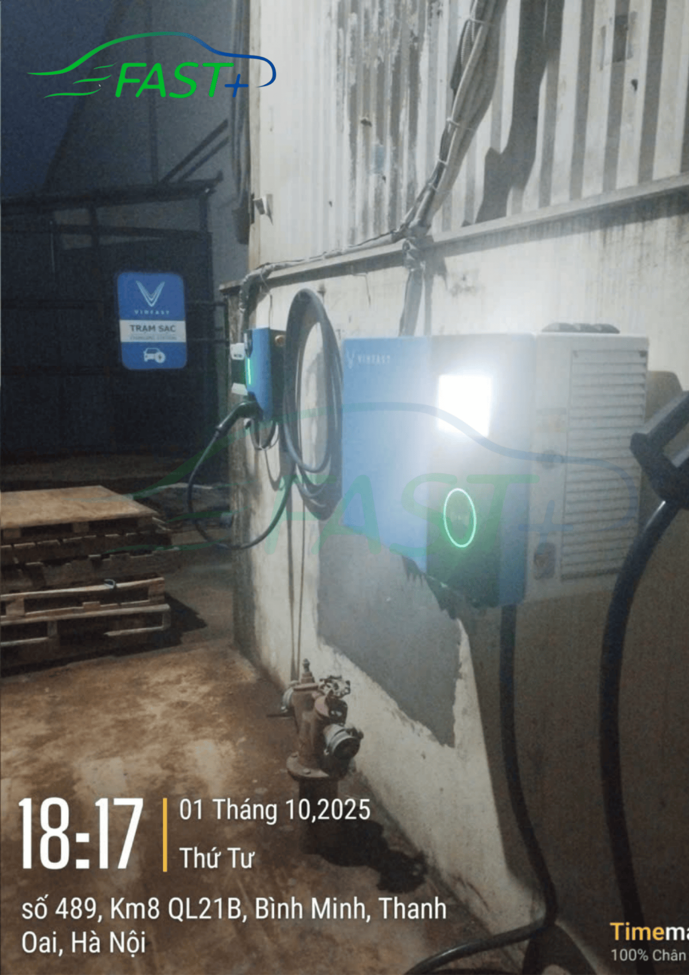 Trạm sạc DC ON Live ngày 02/10