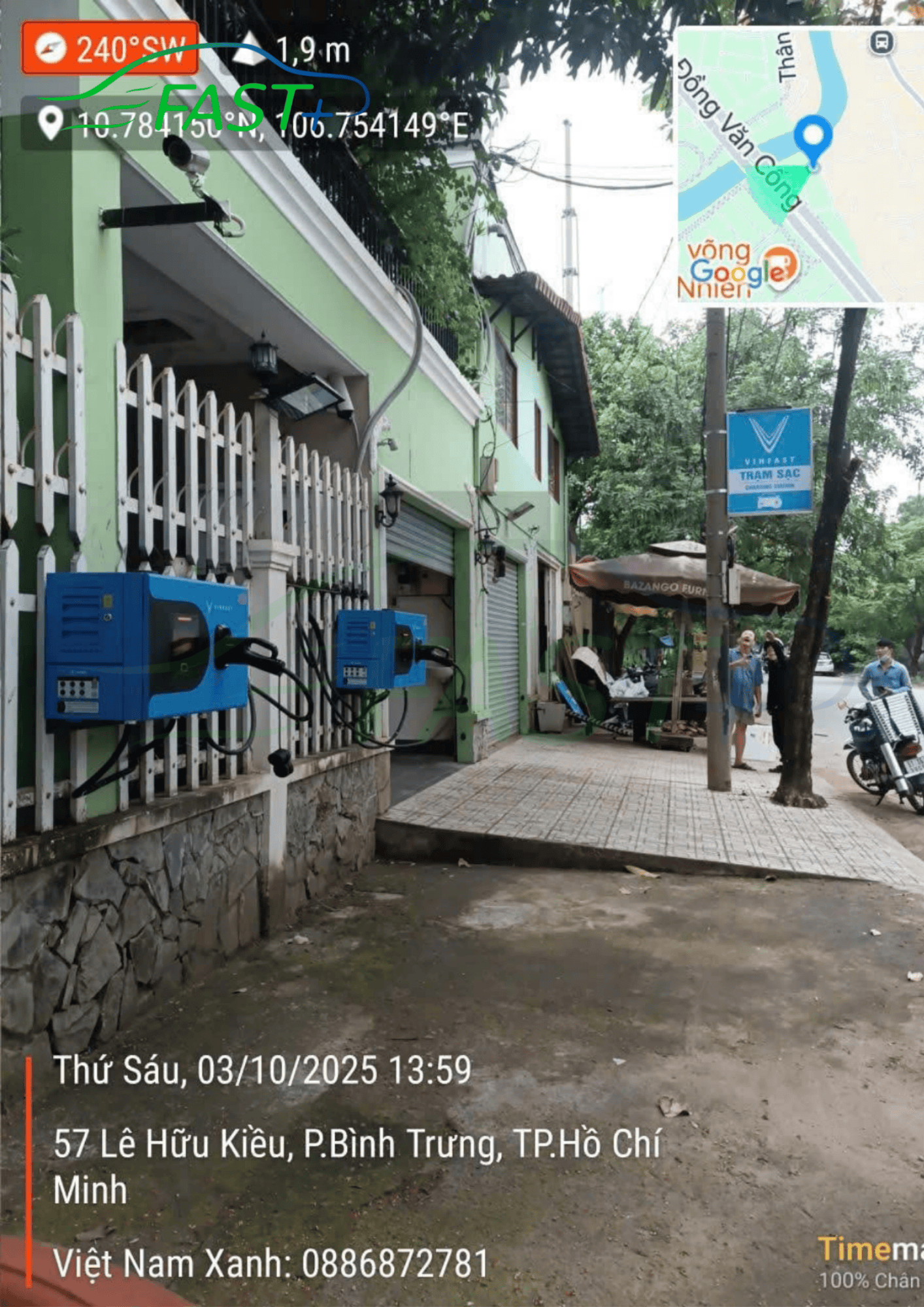 Trạm sạc DC ON Live ngày 3/10