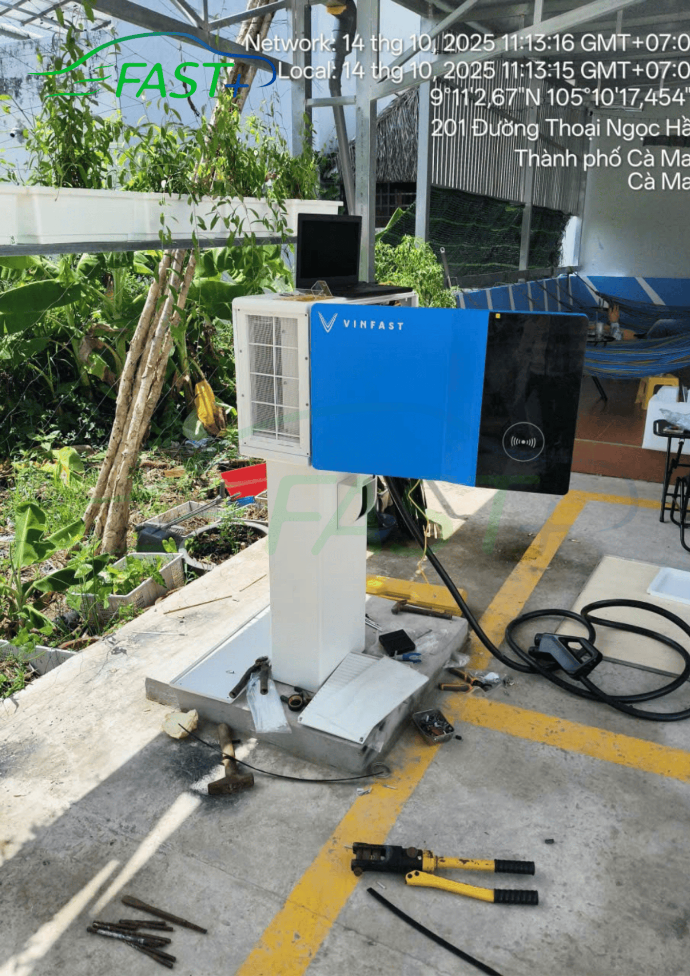 Trạm sạc DC ON Live ngày 14/10