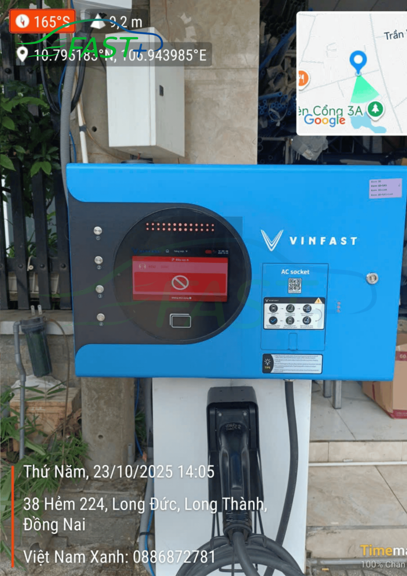 Trạm sạc DC ON Live ngày 23/10