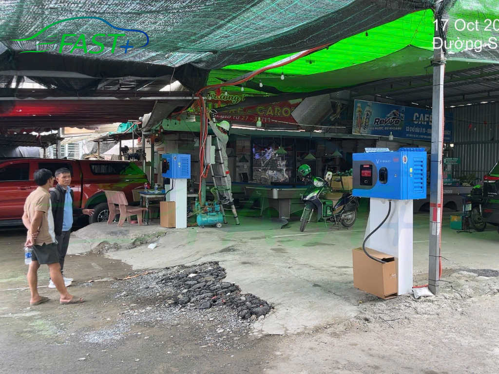 Trạm sạc DC ON Live ngày 17/10