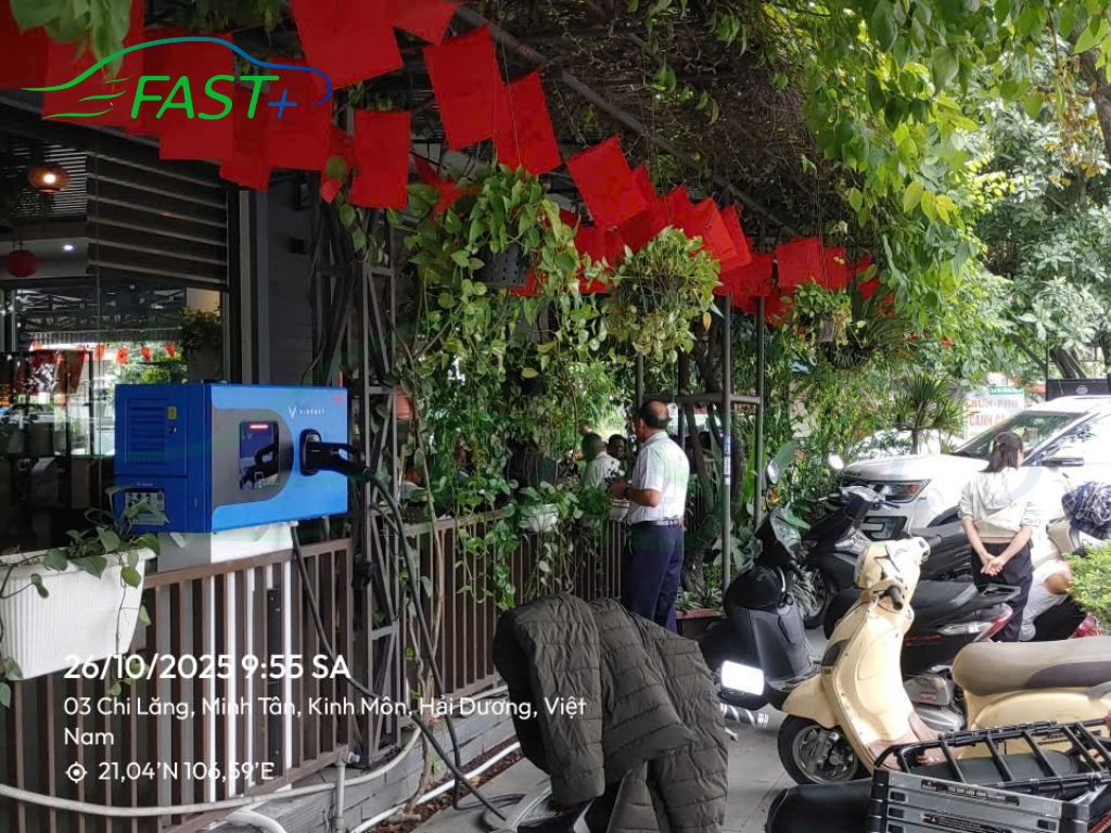 Trạm sạc DC ON Live ngày 26/10