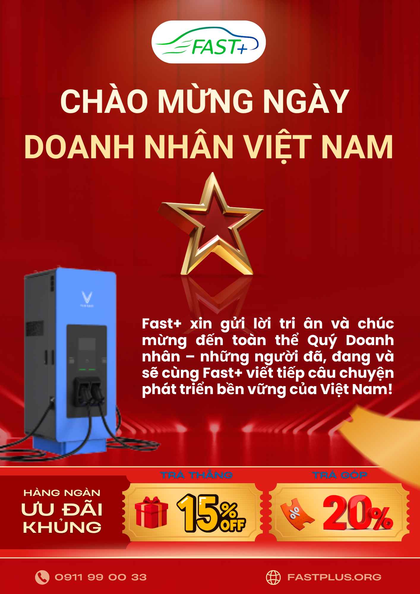 FAST+ CHÚC MỪNG NGÀY DOANH NHÂN VIỆT NAM 13/10