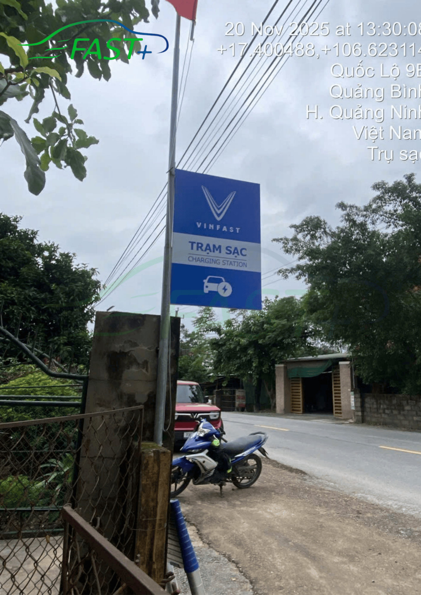 Trạm sạc DC ON Live ngày 20/11