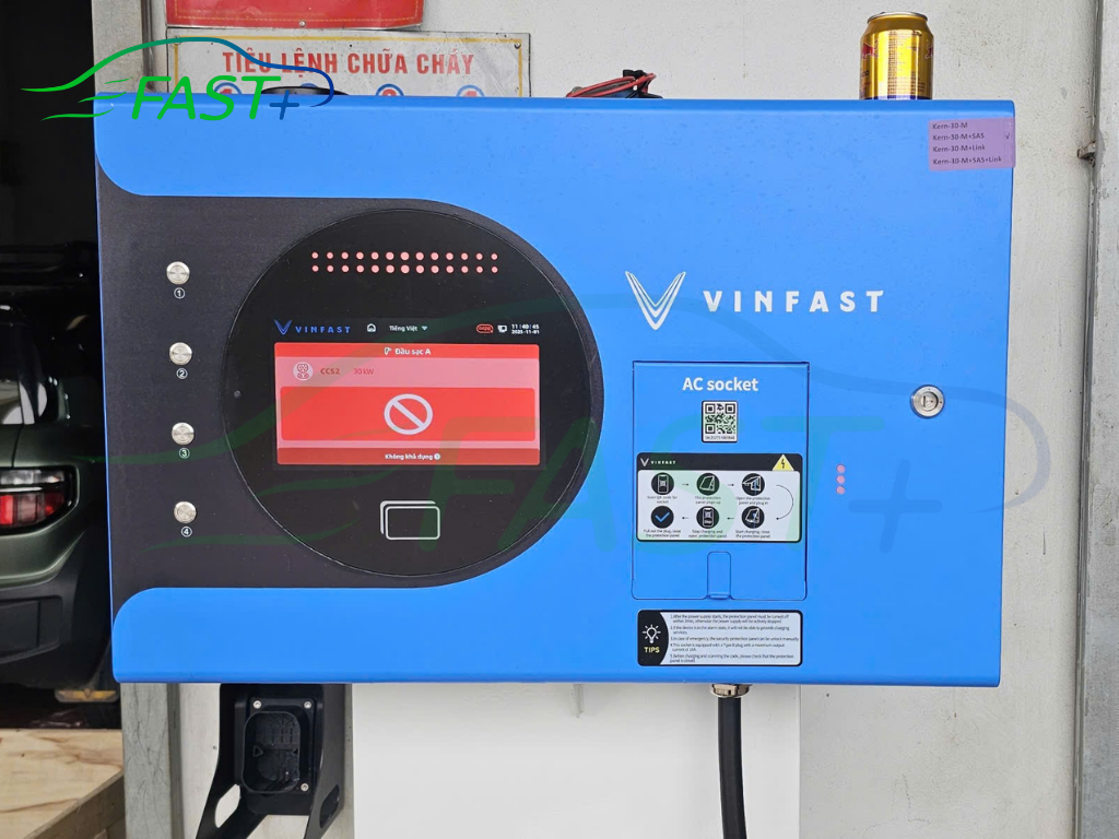 Trạm sạc DC ON Live ngày 01/11