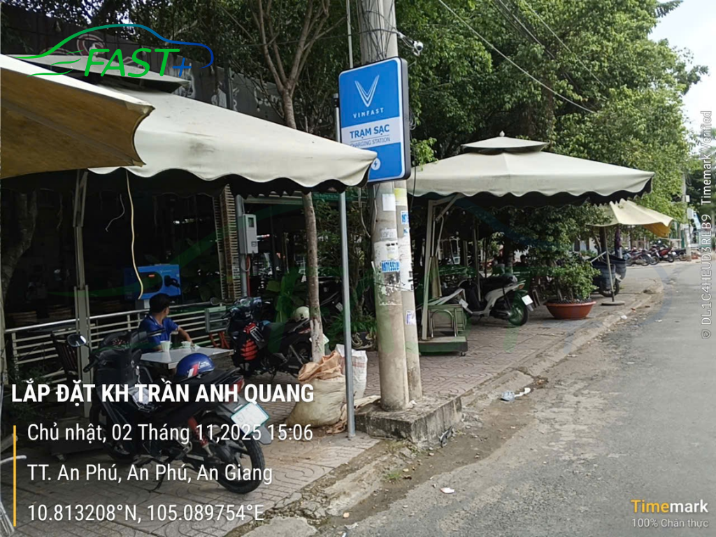 Trạm sạc DC ON Live ngày 03/11