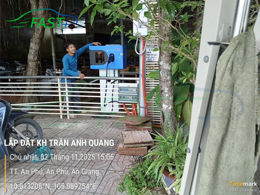 Trạm sạc DC ON Live ngày 03/11