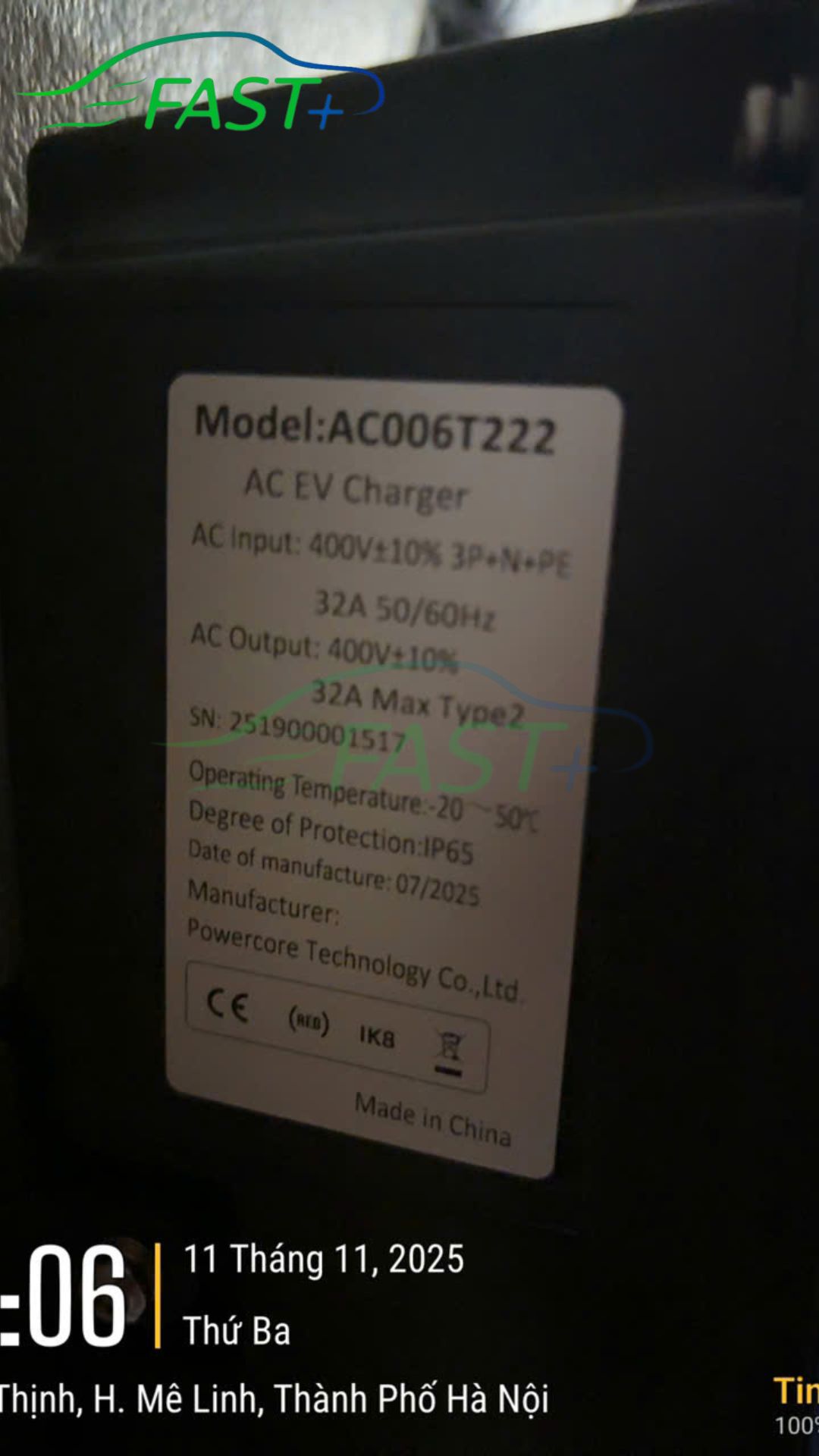 Trạm sạc ON Live ngày 12/11