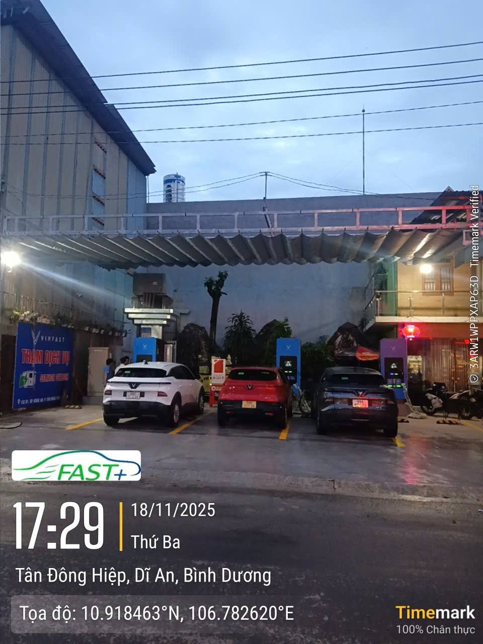 HOÀN THÀNH LẮP ĐẶT 03 TRỤ SẠC 120kW CHO HKD INTERNET ÁI VI – TẠI KCN TÂN ĐÔNG HIỆP, DĨ AN