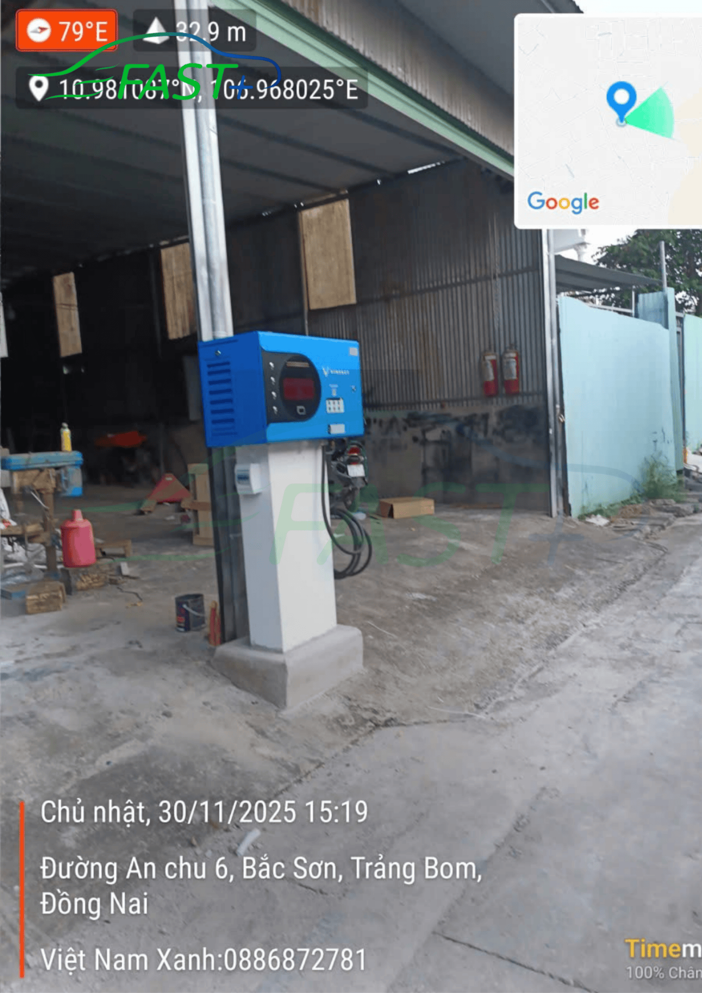 Trạm sạc DC ON Live ngày 01/12