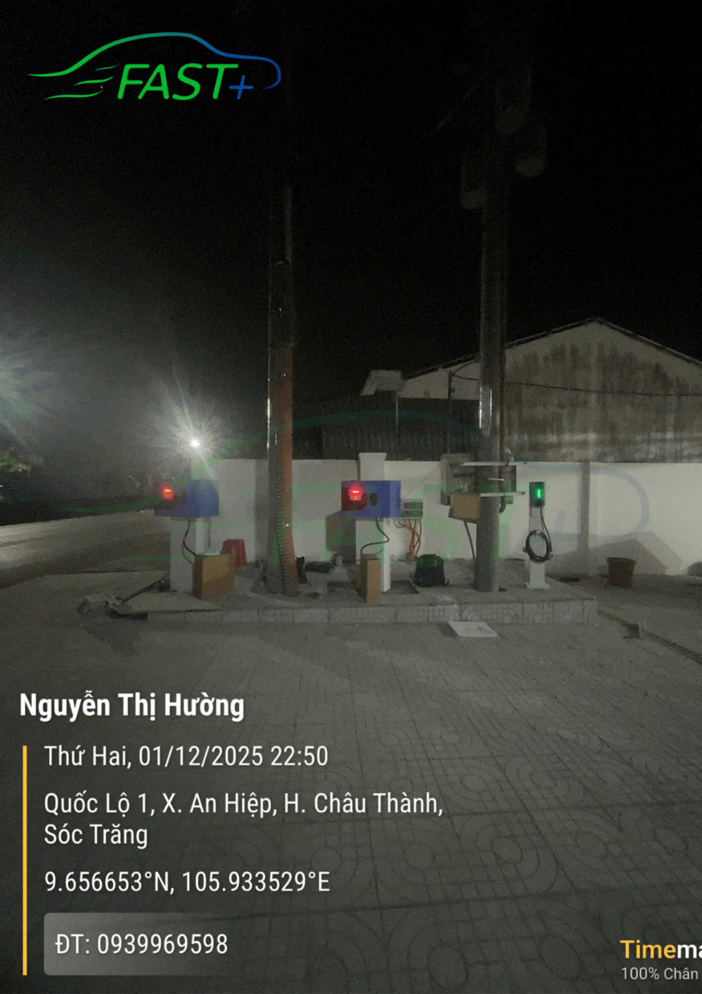 Trạm sạc DC ON Live ngày 02/12