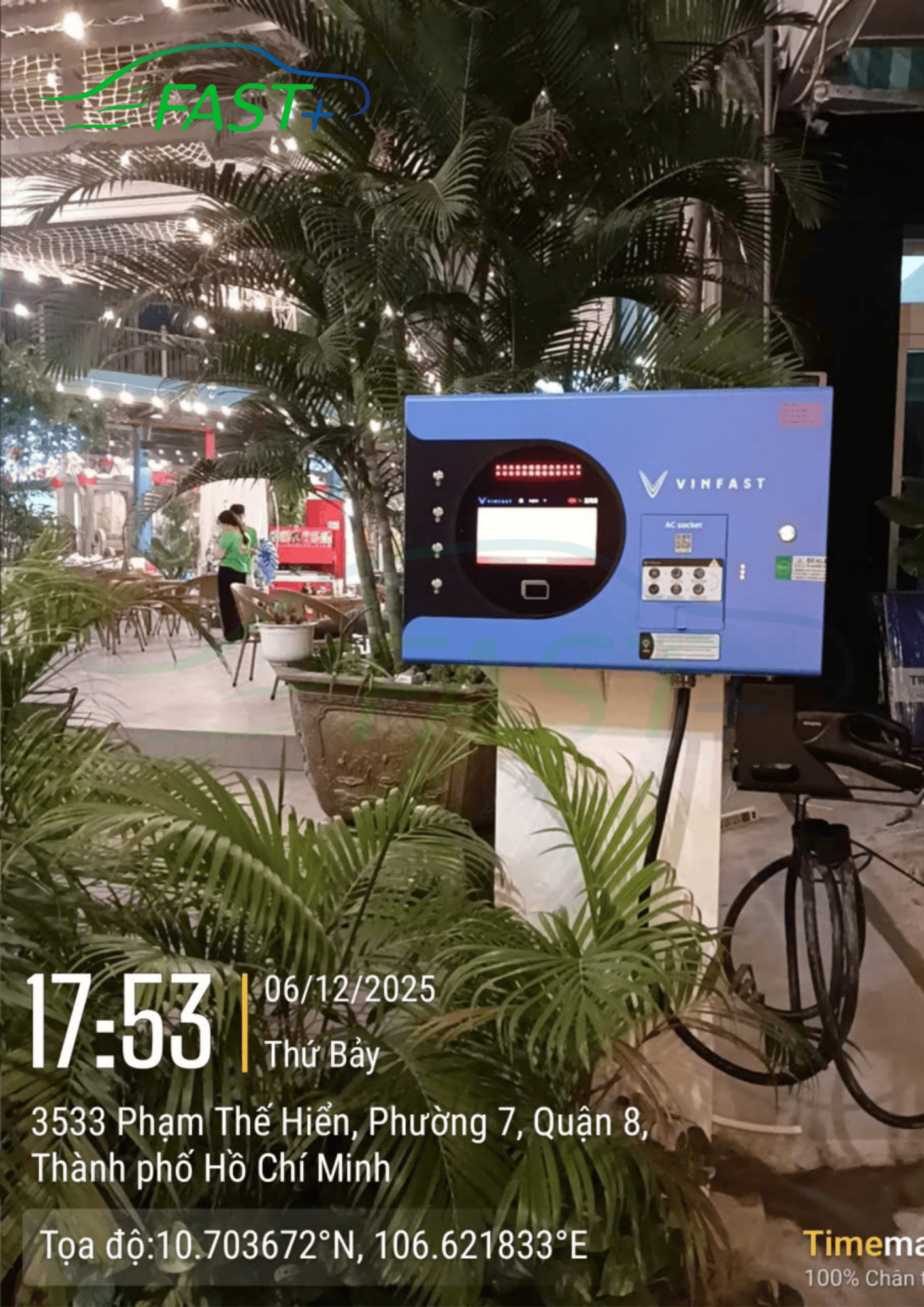 Trạm sạc DC ON Live ngày 09/12