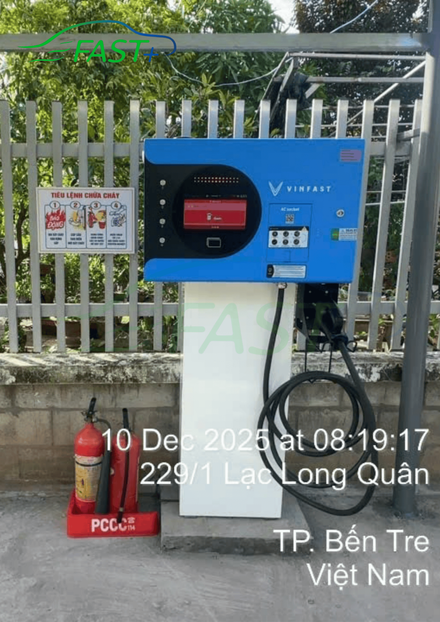 Trạm sạc DC ON Live ngày 10/12