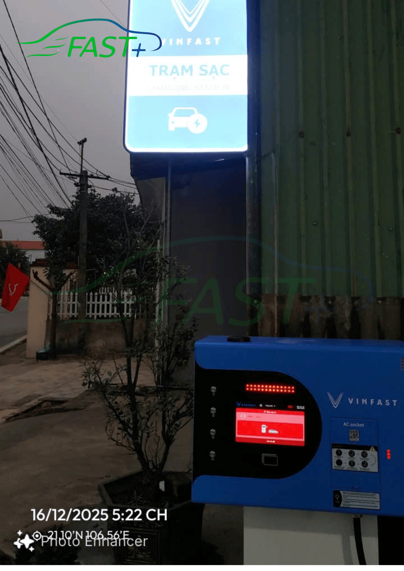 Trạm sạc DC ON Live ngày 18/12