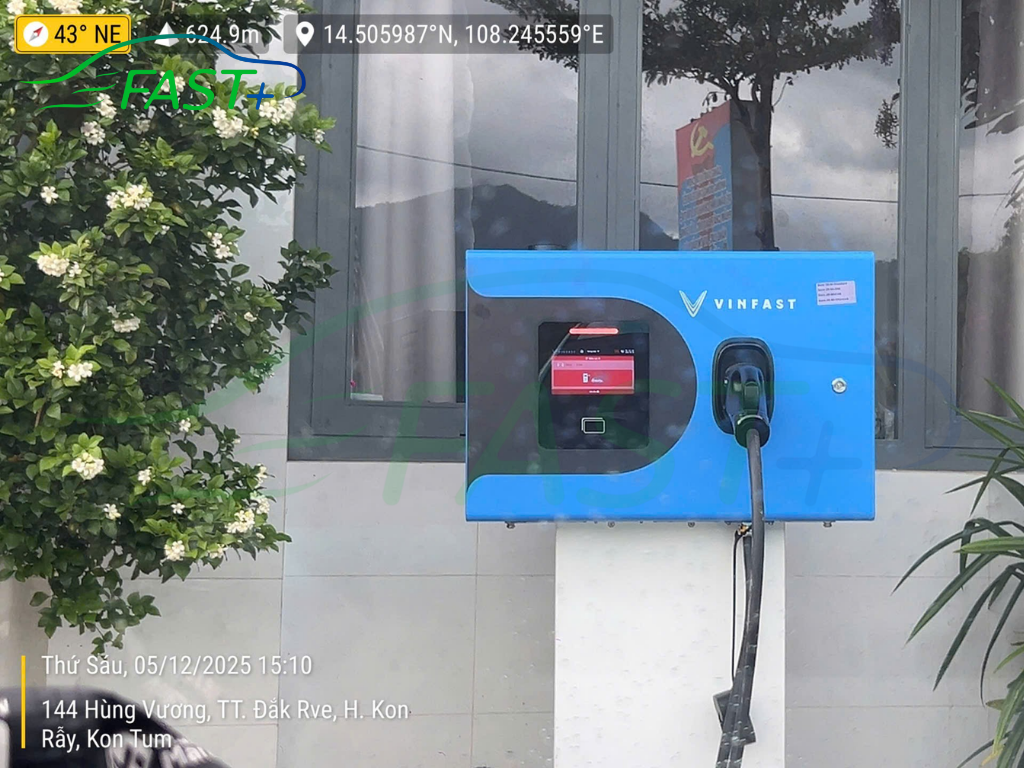 Trạm sạc DC ON Live ngày 05/12