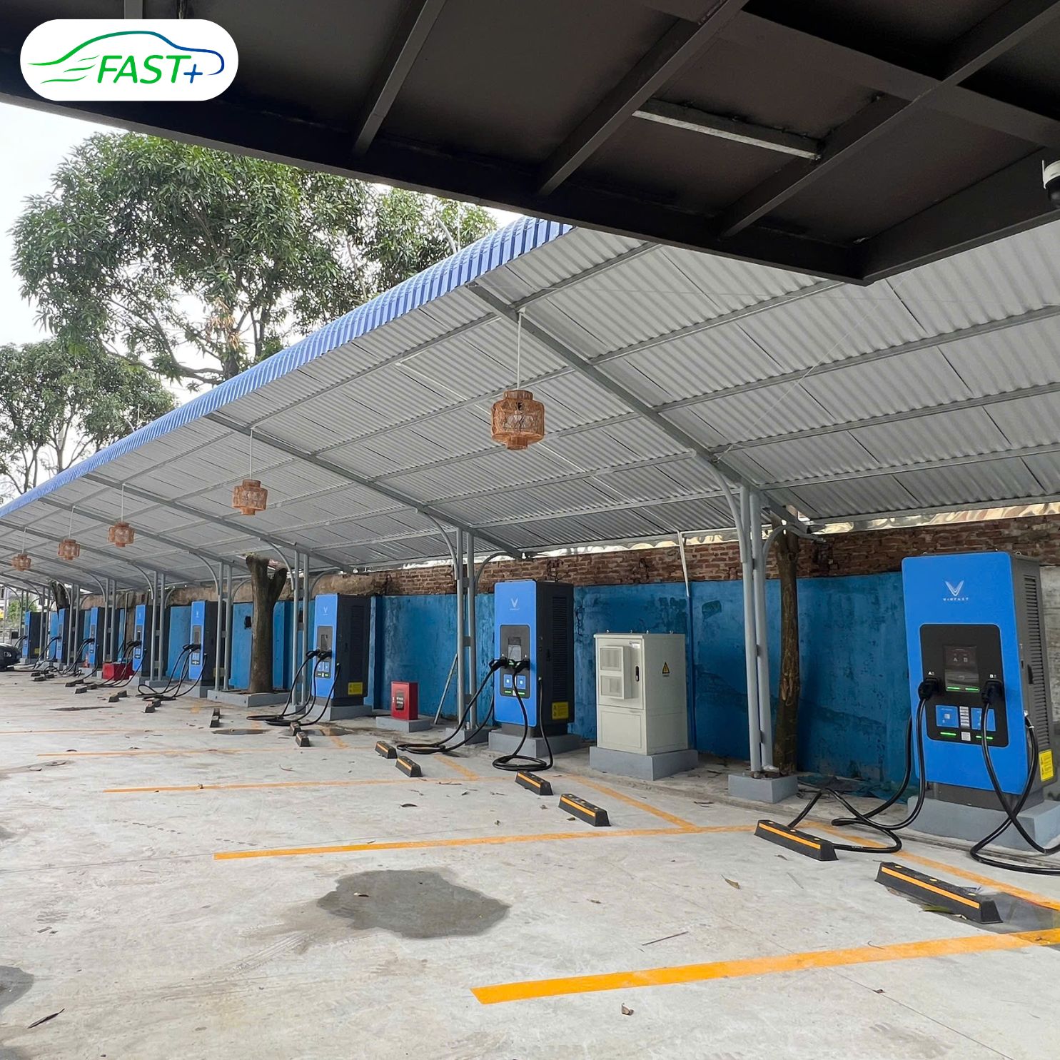 FAST+ ON THÀNH CÔNG 8 TRỤ SẠC NHANH DC 120kW TẠI HẢI PHÒNG