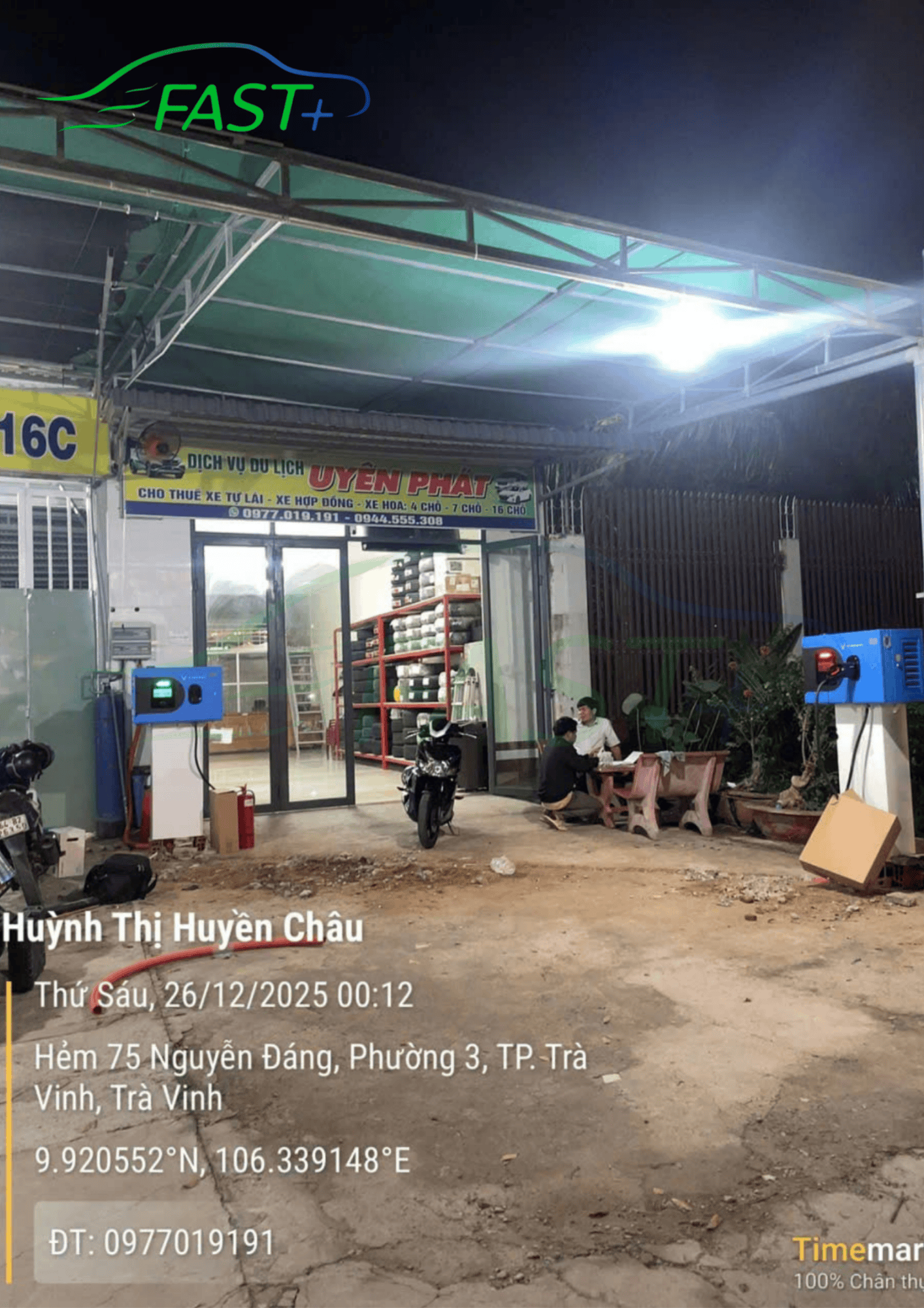 Trạm sạc DC ON Live ngày 30/12