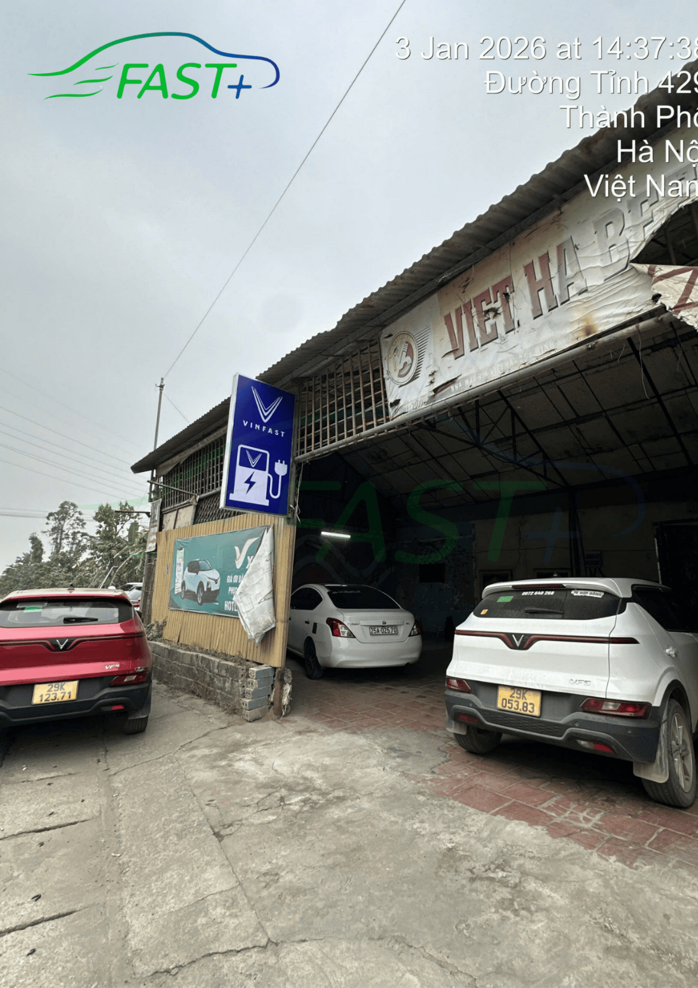 Trạm sạc DC ON Live ngày 5/1