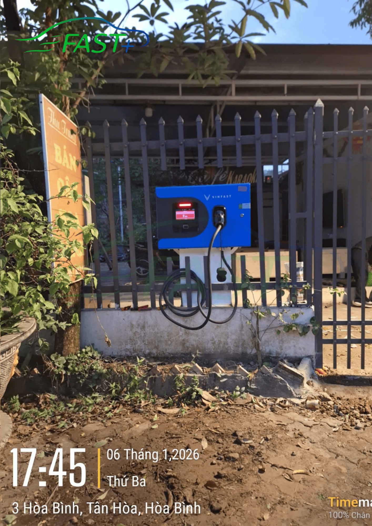 Trạm sạc DC ON Live ngày 7/1