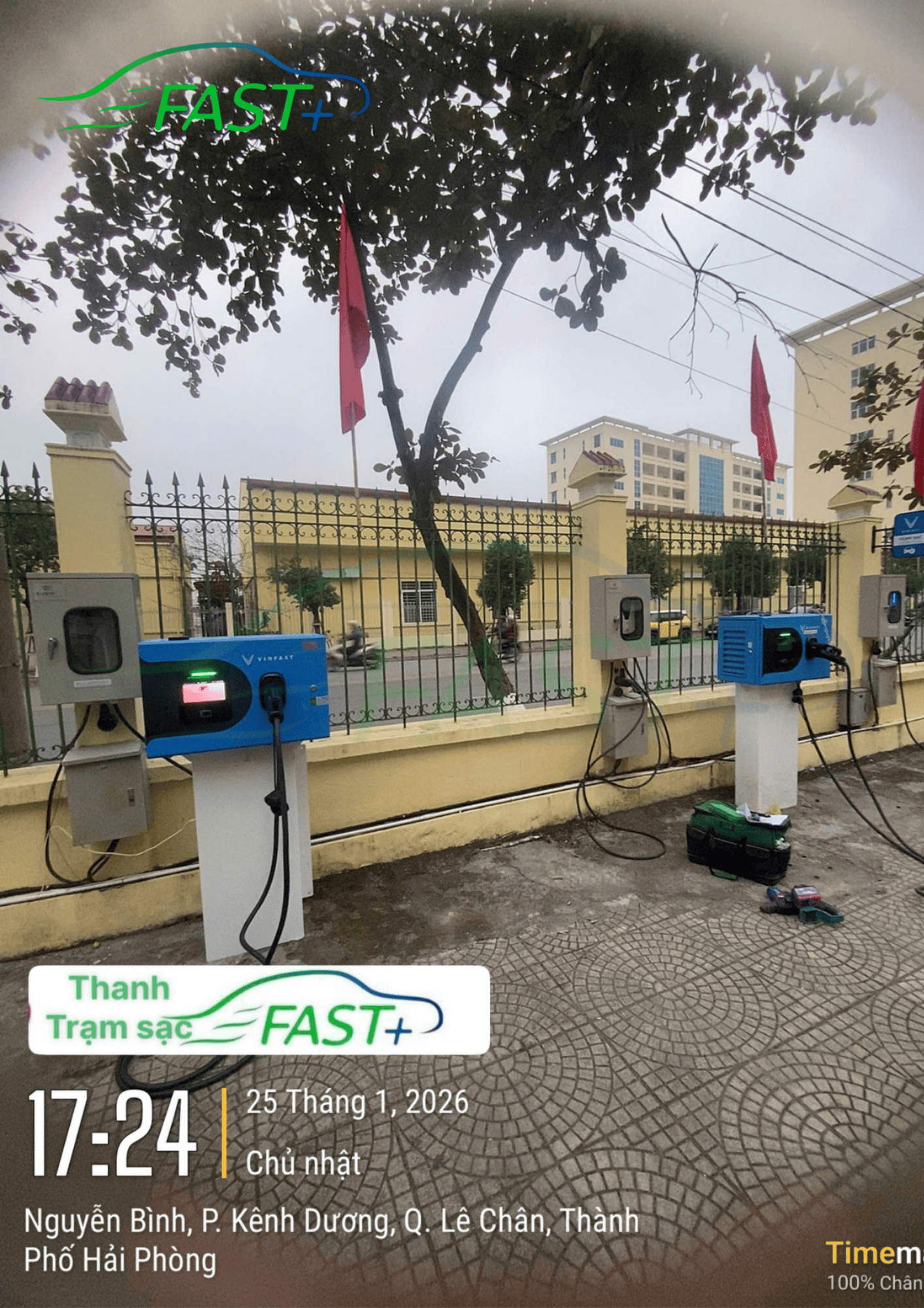 Trạm sạc DC ON Live ngày 27/1