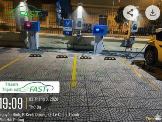 Trạm sạc DC ON Live ngày 04/03