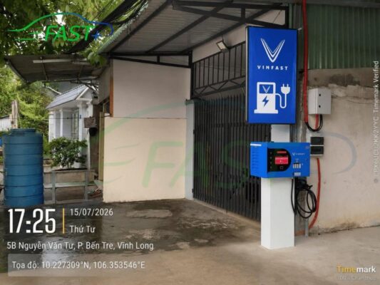 CÁC TRỤ SẠC DC NỔI BẬT NGÀY 15/07Trạm sạc DC ON Live ngày 06/07