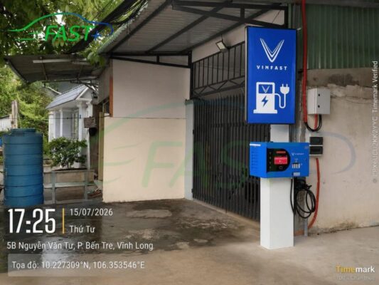 CÁC TRỤ SẠC DC NỔI BẬT NGÀY 15/07Trạm sạc DC ON Live ngày 06/07