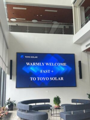 FAST+ CHÍNH THỨC CUNG CẤP TẤM PIN NĂNG LƯỢNG MẶT TRỜI TOYO SOLAR
